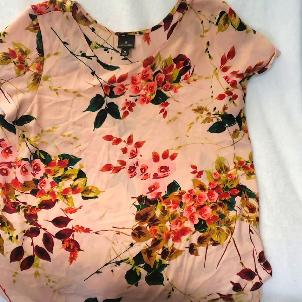 Worthington Floral Blouse